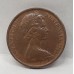 AUSTRALIA 1966 . ONE 1 CENT COIN . CANBERRA SHARP WHISKER